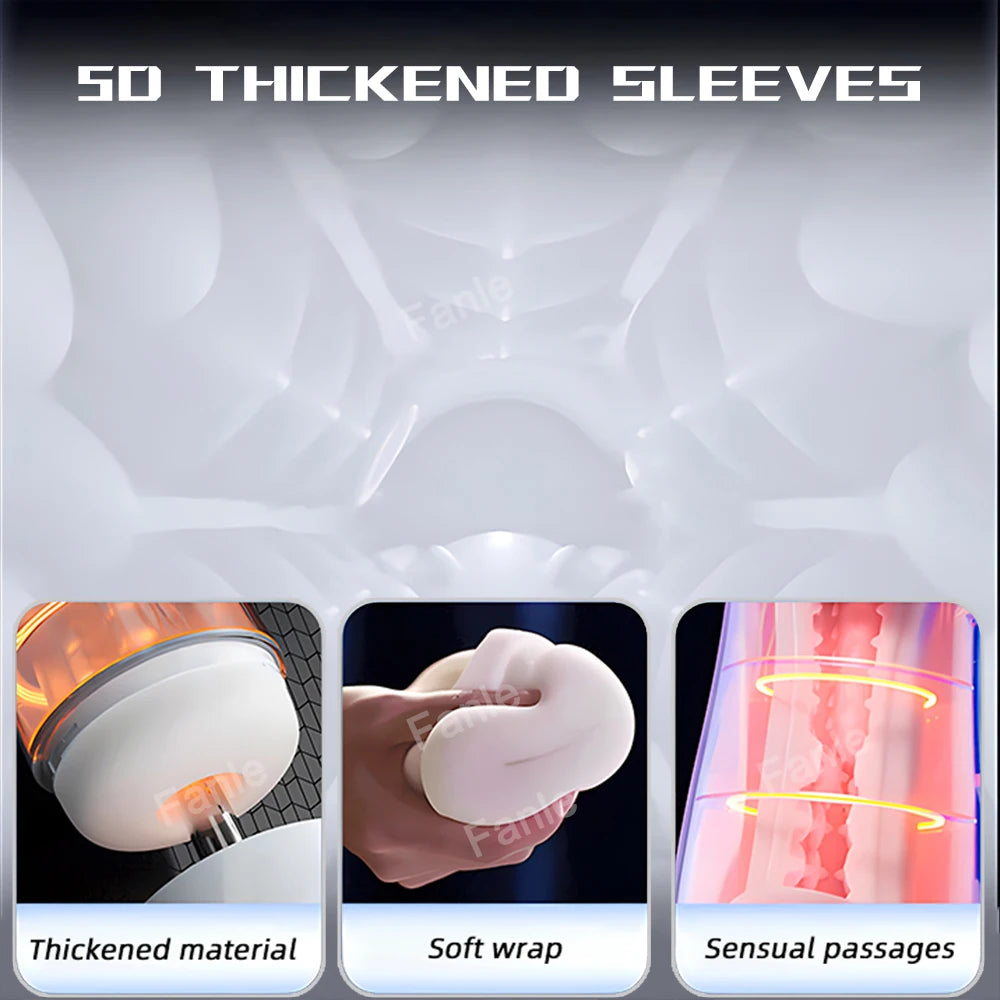 automatic sucking male masturbator vibration blowjob machine heating pussy penis pump masturbation cup sex toys for men supplies